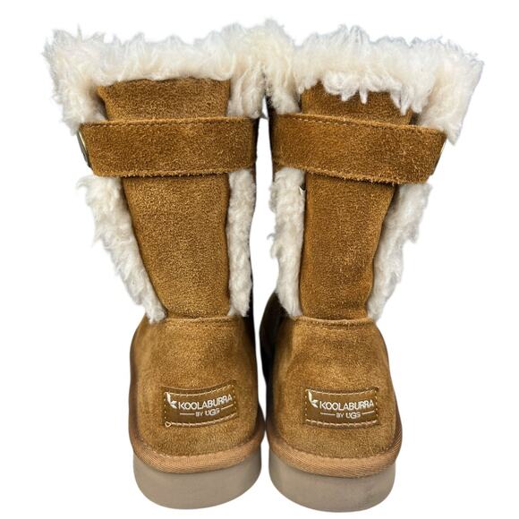 Koolaburra Women’s Jordina Brown Suede Shearling Winter Boots SIze US 8 - Picture 8 of 10